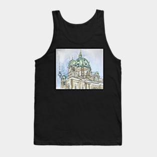 Berlin Cathedral Watercolor Tank Top